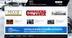 Desktop Screenshot of corrieredellacalabria.it